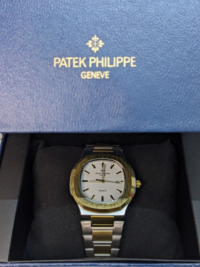 PATEX PHILIPPE NAUTILUS DATE STEEL WATCH