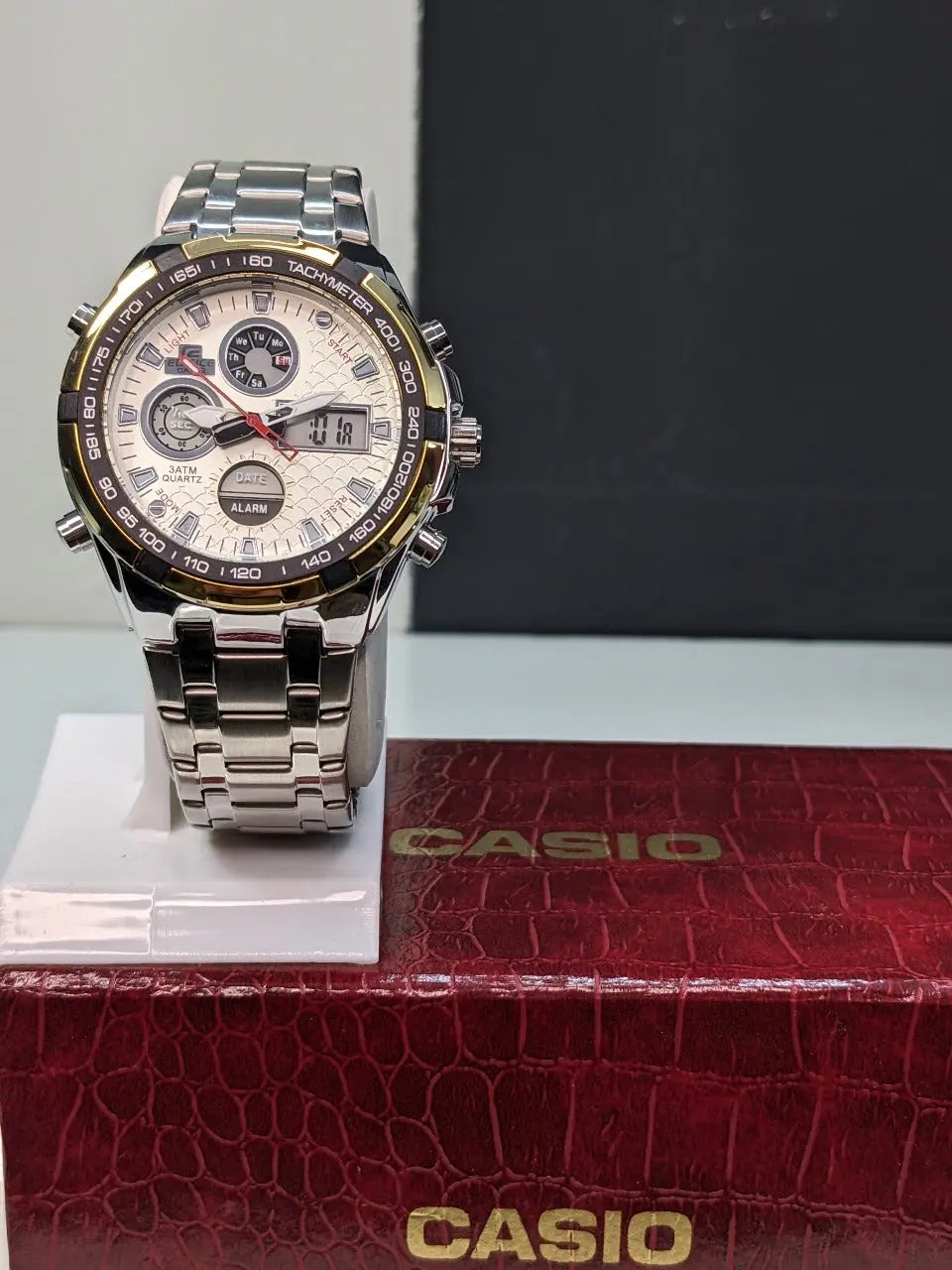 EDIFICE CASIO STEEL WATCH