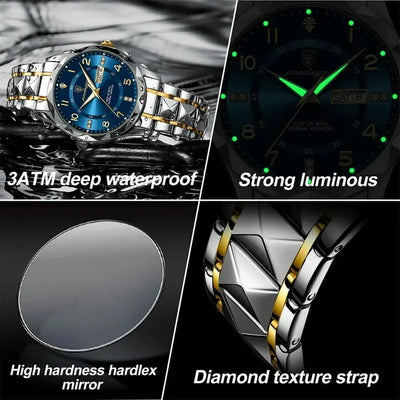 POEDGAR 615 - Most Demanding Day Date Watch For Men's