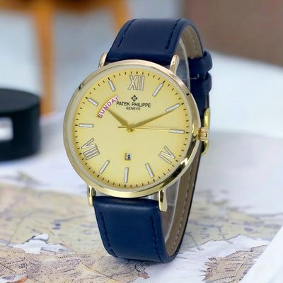 Patek Rubber Strap Date Day