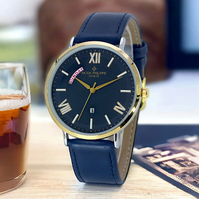 Patek Rubber Strap Date Day