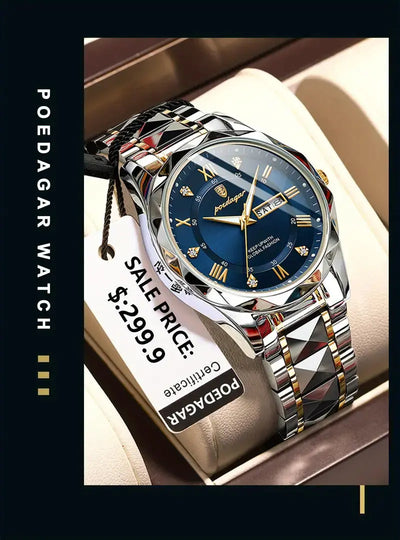 POEDGAR 615 - Most Demanding Day Date Watch For Men's