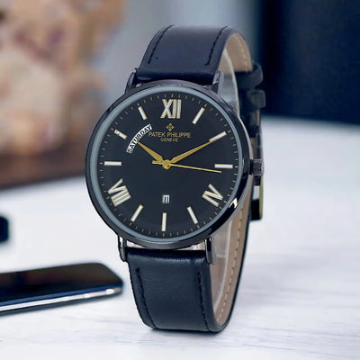 Patek Rubber Strap Date Day
